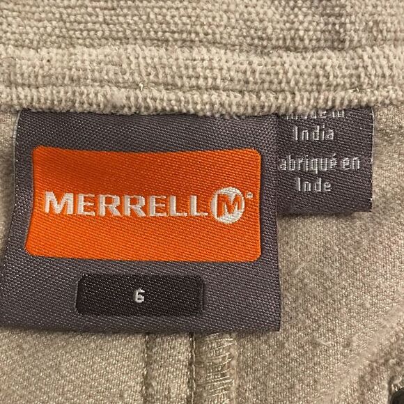Merrell Tan Khaki Corduroy Straight Short Skirt Womens 6 Casual - Picture 2 of 11
